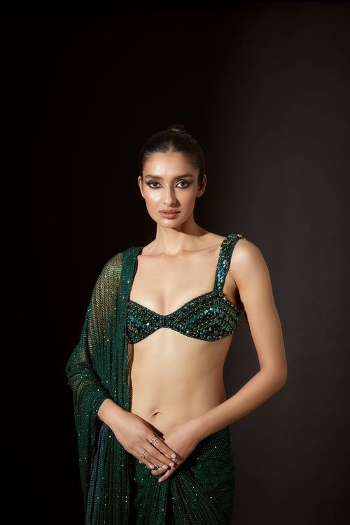 Nour Corset Edition Saree Set