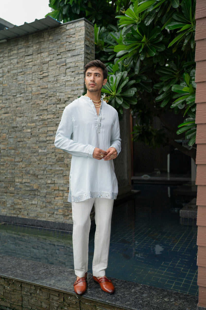 Arctic Bloom Kurta Set