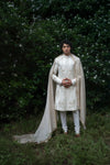 Wisteria White Sherwani Set