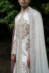 Ivory Fleur Sherwani Set