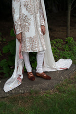 Ivory Fleur Sherwani Set