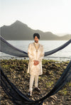 Ivory Pearl Sherwani