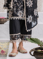 Black Jugni Kurta with Jugni Pants