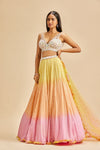 TRIPPLE SHADED LEHENGA SET