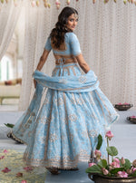 Kamali Blue Lehenga