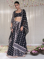 Madhvi Black Lehenga