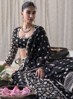 Madhvi Black Lehenga