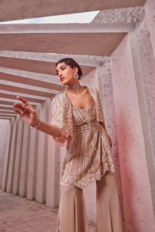 Sitara Cape Indo Western Set