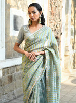 Mangni Saree Light Blue