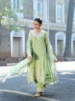 Dasheri Set Green Dupatta