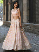 Sindhuri Lehenga Light Pink Sindhuri Dupatta