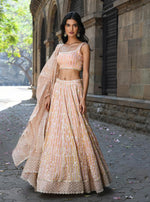 Sindhuri Lehenga Light Pink Sindhuri Dupatta