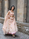 Sindhuri Lehenga Light Pink Sindhuri Dupatta