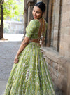 Sindhuri Lehenga Green Sindhuri Dupatta