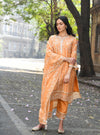 Amrapali Set Orange Dupatta