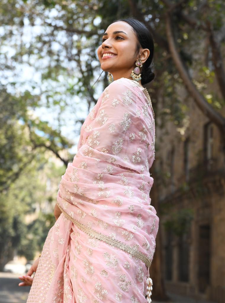 Saroli Saree Pink