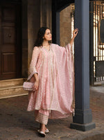 Palmer Set Light Pink Dupatta