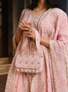 Palmer Set Light Pink Dupatta