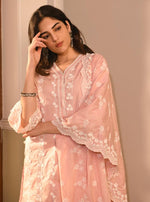 Arezoo Set Pink Farrin Dupatta