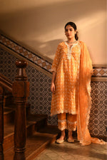 Miri Set Orange Dupatta