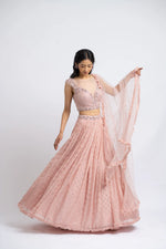 SOFT ROSE LEHENGA CHOLI SET