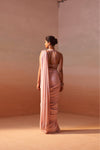 ROSE PINK DRAPED SAREE