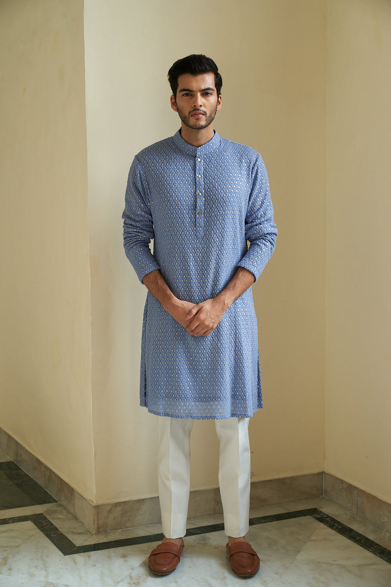 Sky Kurta Set