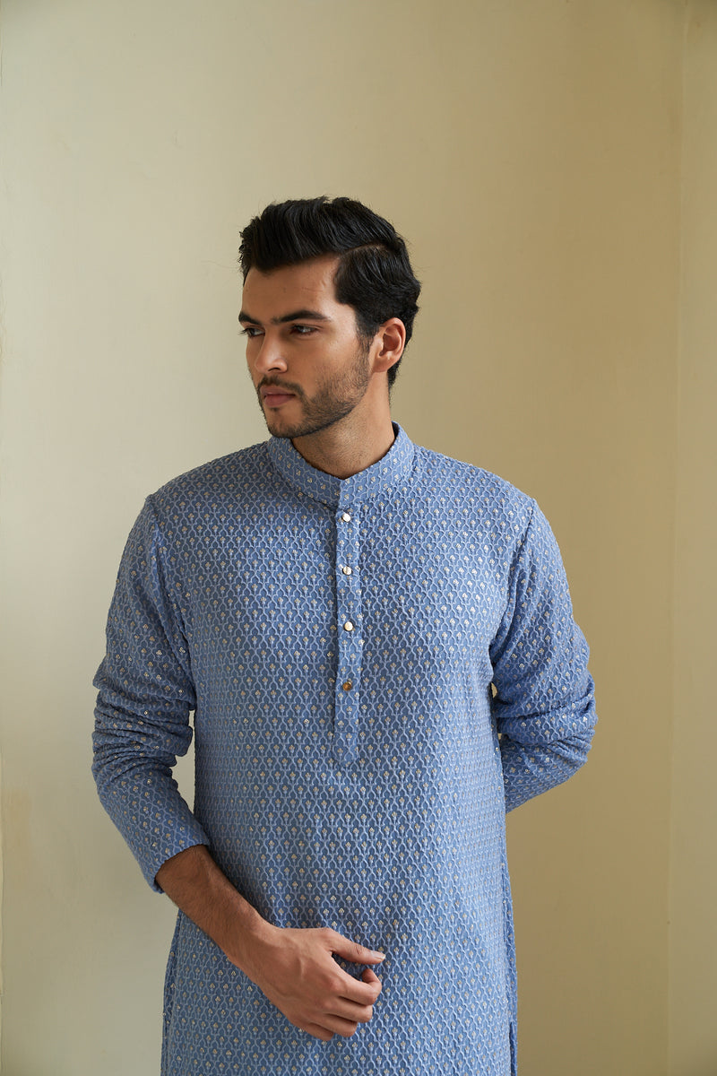 Sky Kurta Set