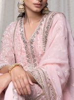 Pink Sawariya Kurta with Sawariya Pants