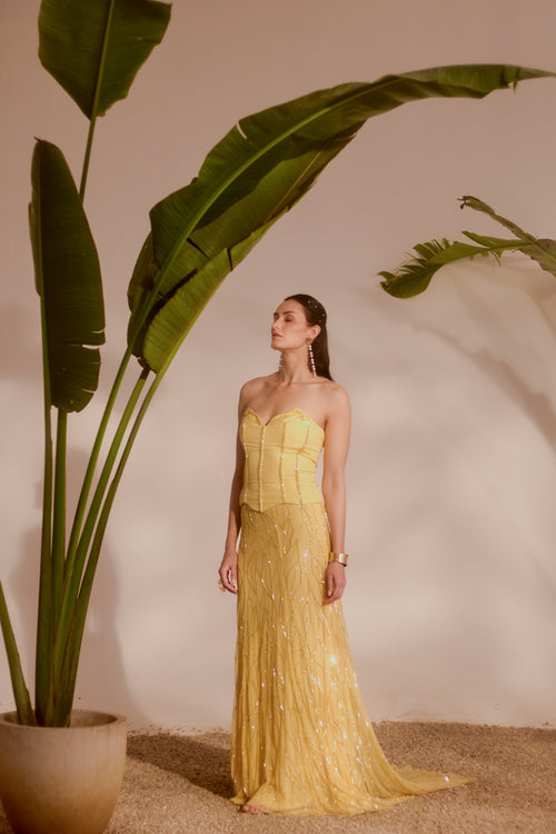 Lani Corset And Skirt Set