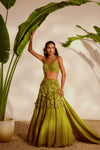 Monstera Lehenga Set