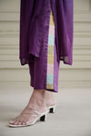 Aakar Purple Kaftan Set