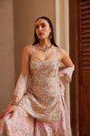 ROSE PINK STRAPPY  SHARARA