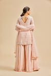 BABY PINK SHARARA SET