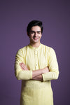 Lemon yellow Kurta set