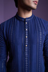 Midnight blue kurta set