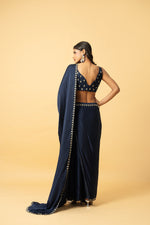 Black Georgette Saree