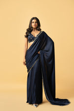 Black Georgette Saree