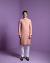 Salmon Pink kurta Set