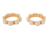 Isvaraah 2.0 Gold Plated Beads/Synthetic Stone Bangles (Set of 2)