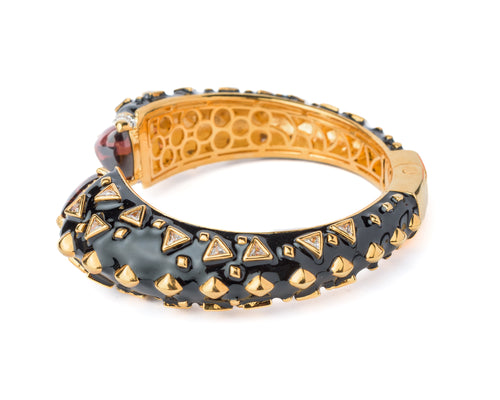 Florence Gold Plated Red Womens Kada