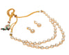 Isvaraah 2.0 Gold Plated Diamond Short Necklace Set with Pair of Earrings