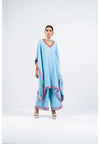 Ice Blue Kaftan Set