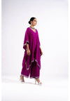 Pop Wine Kaftan Set