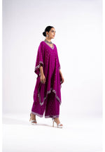 Pop Wine Kaftan Set