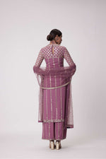 MUD  MAUVE STRAIGHT KURTA SET