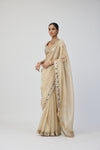 Golden Shimmer Organza saree set