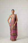 Mud Mauve Multicolor Saree