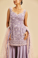 LILAC SHIMMER SHARARA SET