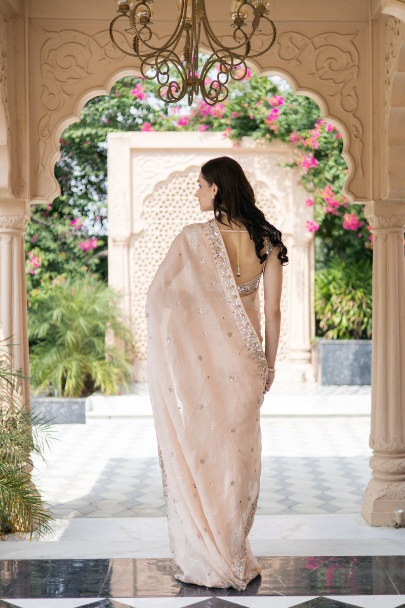 Blush Pink Saree